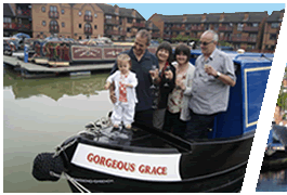 Gorgeous Grace moored at Market Harborough