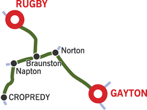 Cropredy and Return Cruising Map