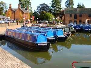 Boats moored at Union Wharf Marina